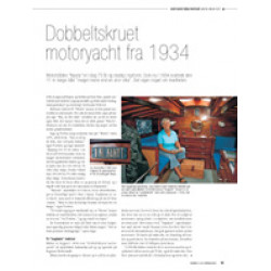 Dobbeltskruet motoryacht fra 1934